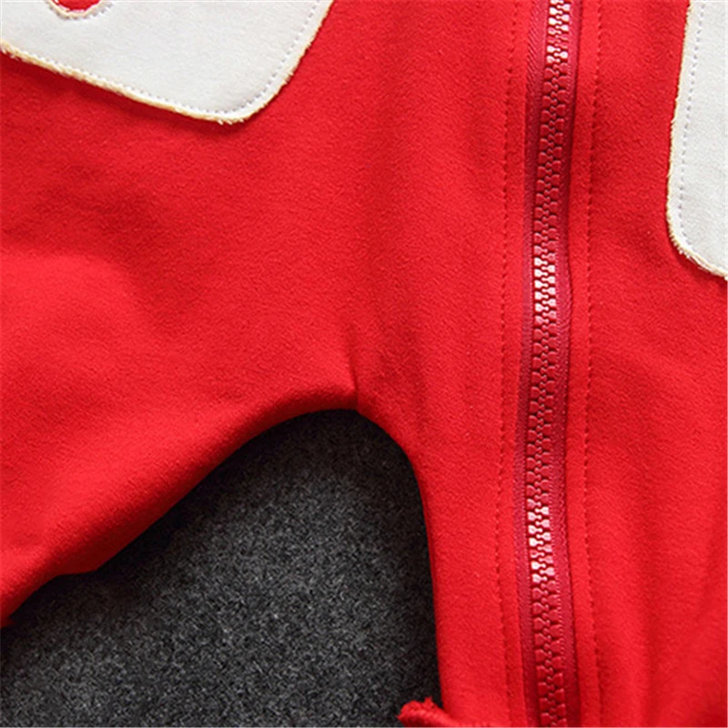 Высококачественный детский спортивный комбинезон с длинными рукавами для