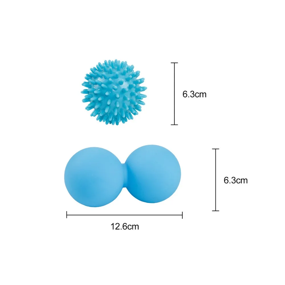 Силиконовый Эластичный массажный шарик арахиса для йоги ролики точечная терапия