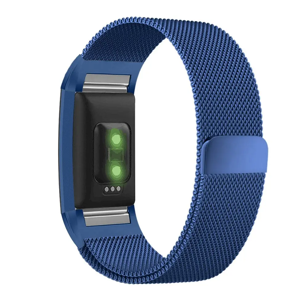 6 Для браслета Fitbit Charge 2 металлический ремешок Безвинтовой магнитный браслет из нержавеющей стали ремешок для Fitbit Charge2 сменные браслеты - Цвет: 6