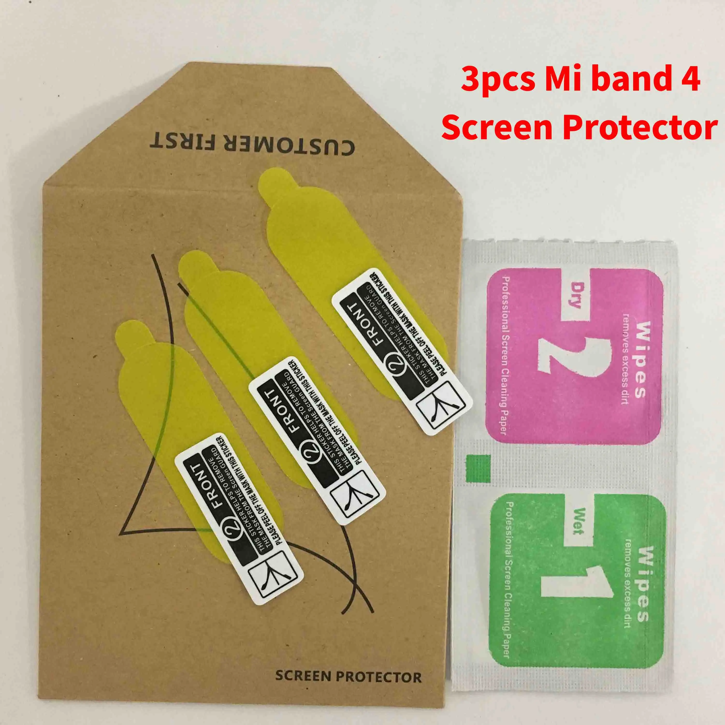 Защита для экрана Xiaomi Mi Band 4 Miband HD ультра тонкая пленка против царапин мягкая band