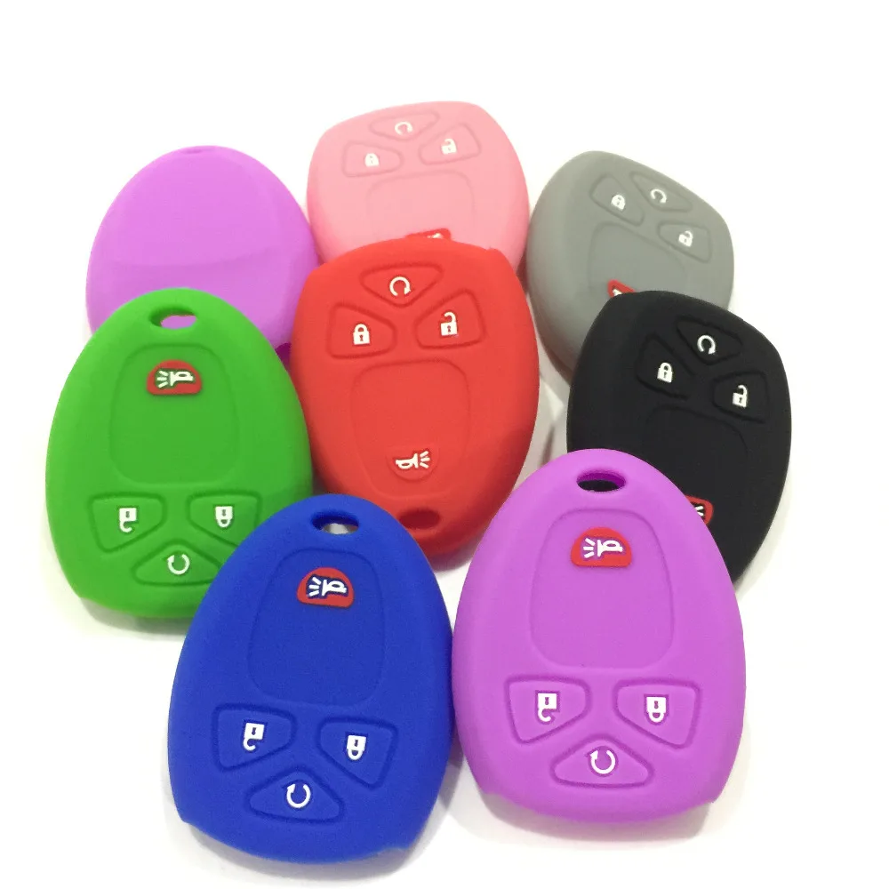 Силиконовый резиновый чехол для ключа автомобиля GMC Buick и Chevrolet Impala Suburban Tahoe Traverse