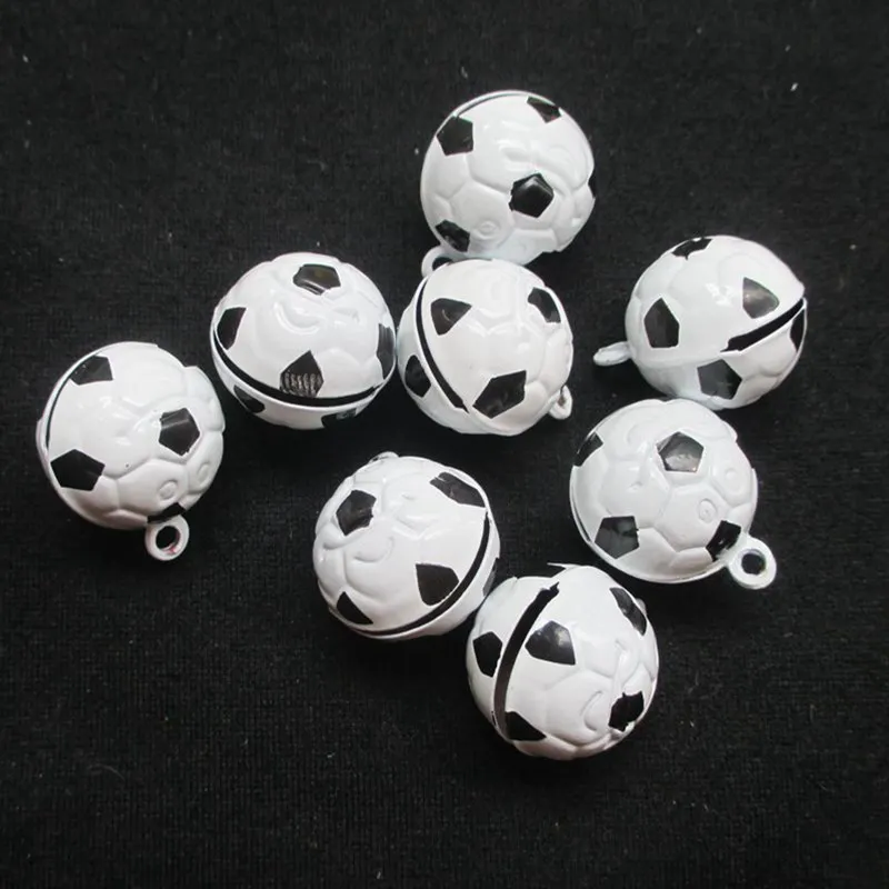 2pcs/bag Cartoon football Copper Small Bells 21*18MM Fit Festival &amp Wedding Party Decoration Cell Accessories 031002009 | Дом и сад