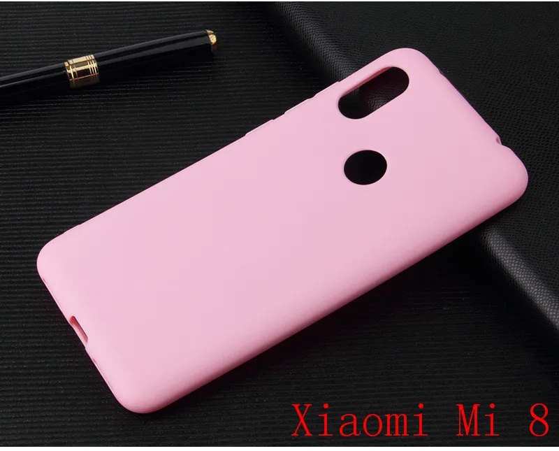 Роскошный Ультратонкий силиконовый чехол Xiaomi Mi 8 SE матовый мягкий из ТПУ для