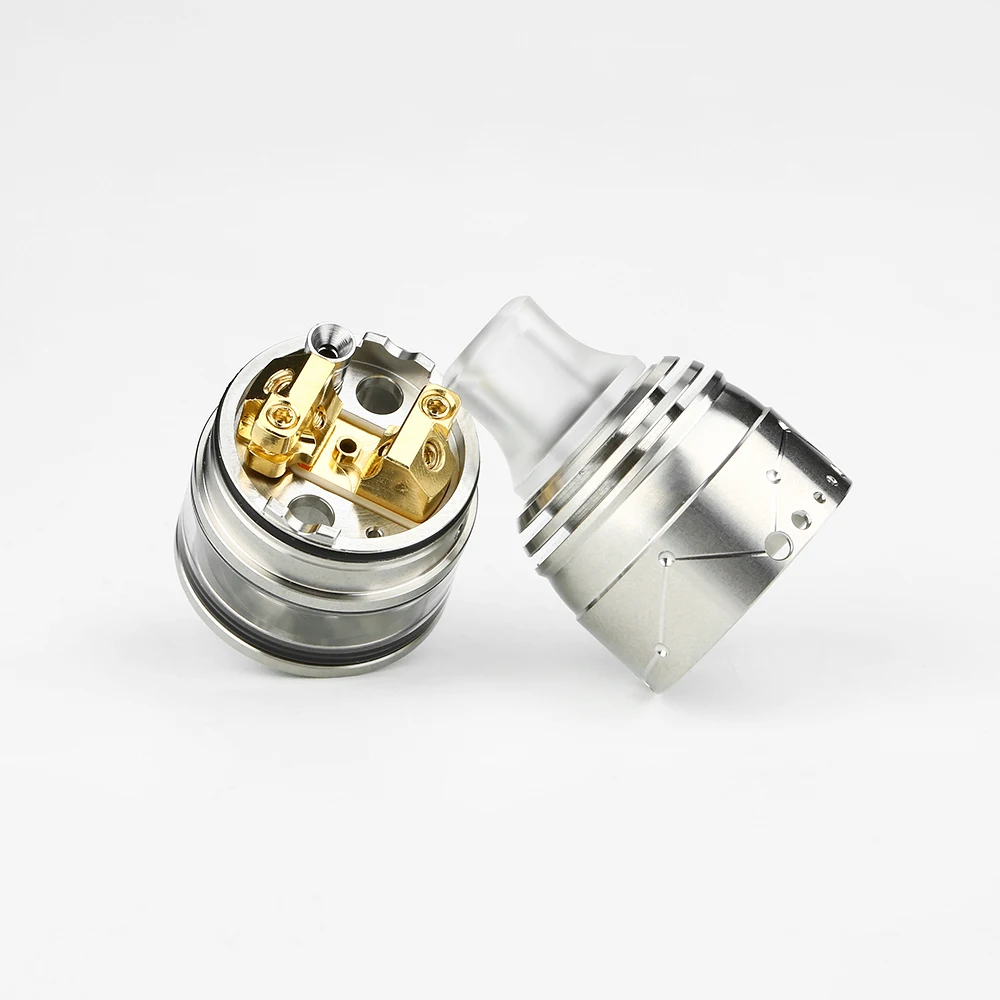 Original Vapefly Galaxies MTL RDTA 22.2mm Diameter with 2ml Tank Capacity &amp Gold-plated BF Pin VS RDA/RTA | Электроника