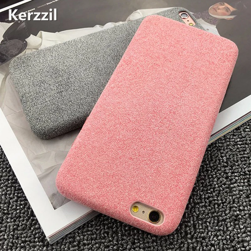 Kerzzil Модный зимний фланелевый Чехол ручной работы для iPhone 7 Plus из сверхтонкого