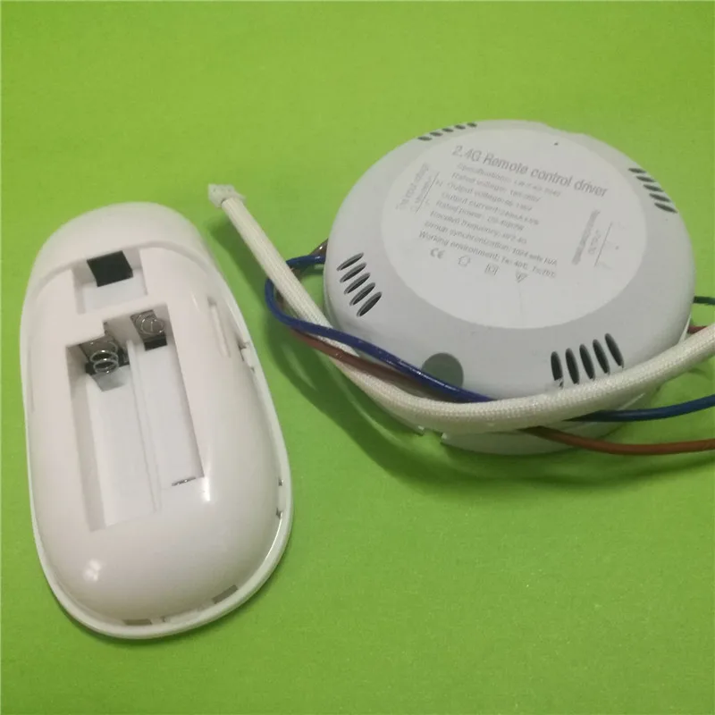 220V 2,4 г затемнения привод интеллигентая(ый) двойной Цвет W WW удаленного Управление затемнения светодиодный драйвер(20-40) X2W для потолочный светильник