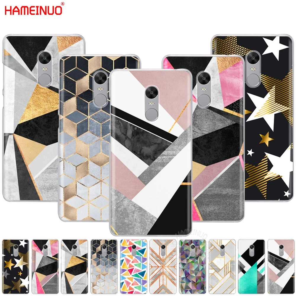 Чехол для телефона HAMEINUO Marble Line с геометрическим рисунком Xiaomi redmi 5 4 1s 2 3 3s pro PLUS note 4X
