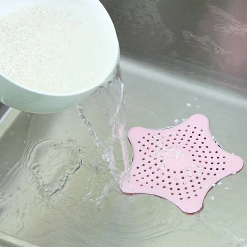 1Pc Silicone Kitchen Sink Filter Sewer Drain Hair Colanders Strainers Bathroom Home Cleaning Tool | Дом и сад