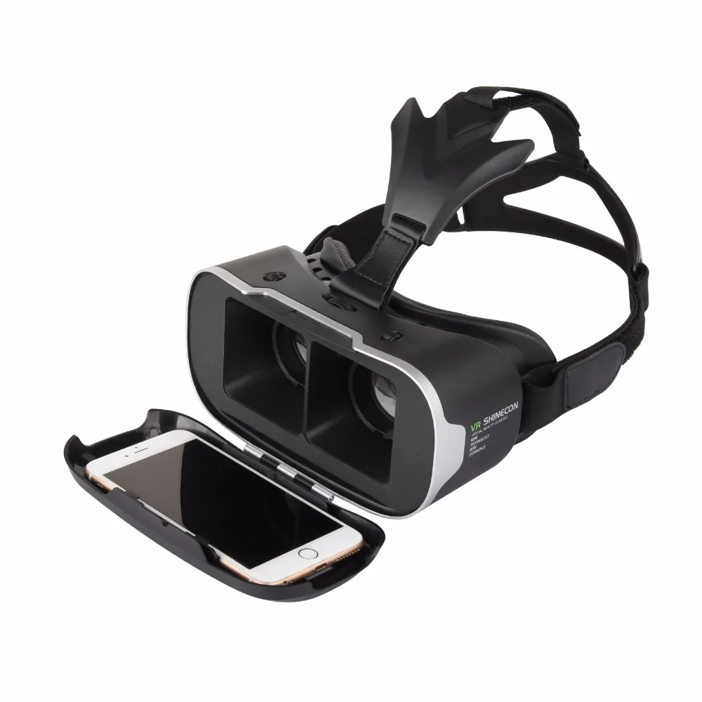 Горячая 3D VR виртуальной реальности очки SHINECON 2 0 Google картонный шлем с Bluetooth пульт