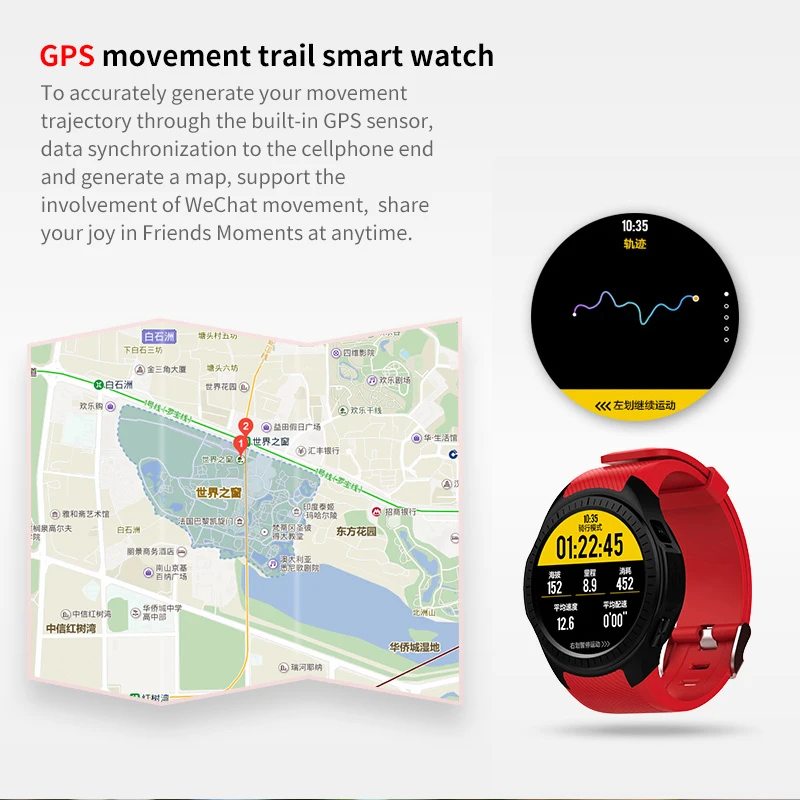 Yahen L1 спортивные Смарт часы для Android ios трекер MTK2503 сердечного ритма 2G gps Wifi Bluetooth