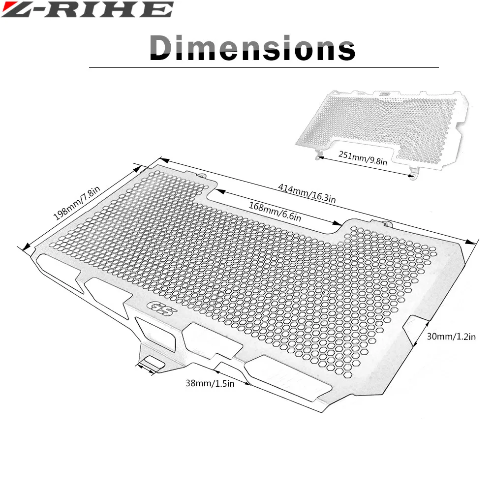 Новое поступление решетка радиатора для мотоцикла из нержавеющей стали BMW F650GS