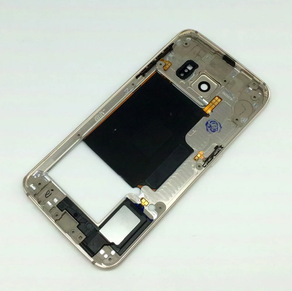 Оригинал для Samsung Galaxy S6 Edge G925 G925F средняя рамка Корпус пластина с боковыми