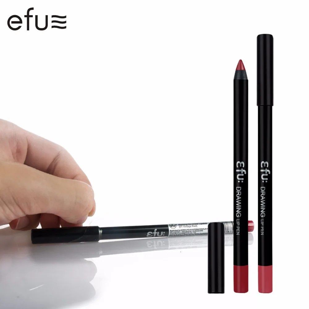 Водостойкая Подводка для губ рисования 6 цветов долговечная помада 1 8 г Макияж от