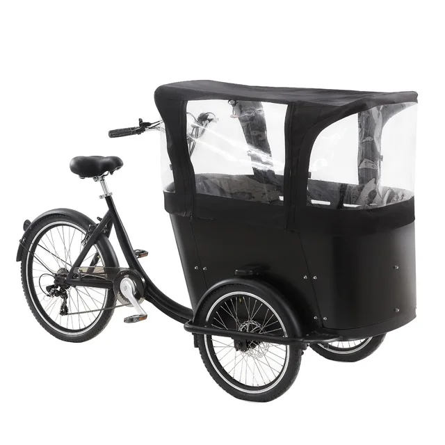Европа Популярные bakfiets e cargo велосипед электрический для детей с дождевиком (CNF по