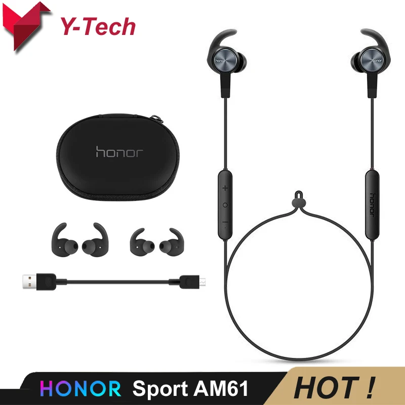 Bluetooth гарнитура Huawei Honor xSport AM61 спортивные наушники IPX5 водонепроницаемые