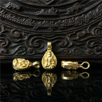 Golden Buddha BRO802 тибетские зажимы для прилавка мала, восемь зажимов Будды, смешанный заказ, 10 шт./партия - Окраска металла: Golden Buddha
