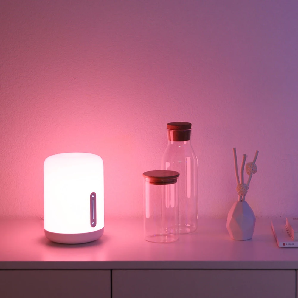 Новое поступление оригинальный Xiaomi Mijia прикроватная лампа 2 Bluetooth WiFi подключение