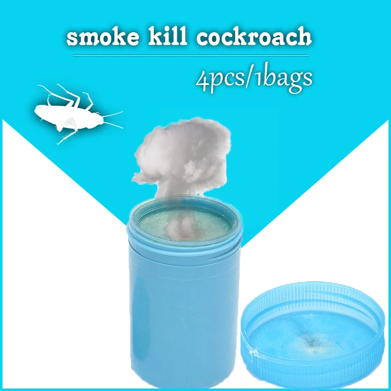 4 шт. дымовые инсектициды быстрая Комплексная ядовитая бомба для тараканов