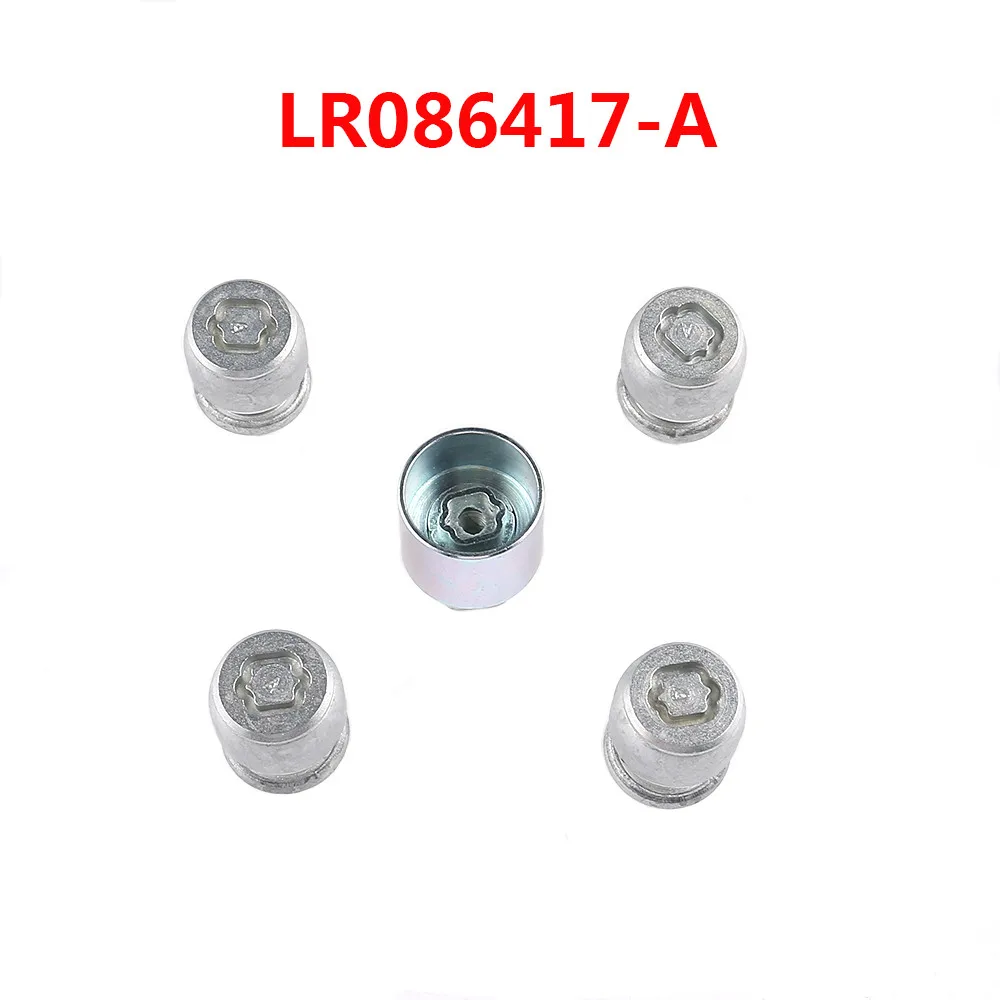 LR086417-A X4 блокировка колес Противоугонный болт с винтовым наконечником и x1 ключ инструмент для LAND ROVER 2012- Range Rover Evoque LR086417 - Название цвета: LR086417-A