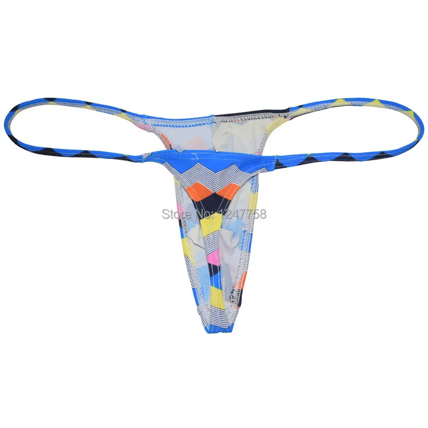 Мужские стринги с принтом мужское нижнее белье плавательные нейлоновые шорты
