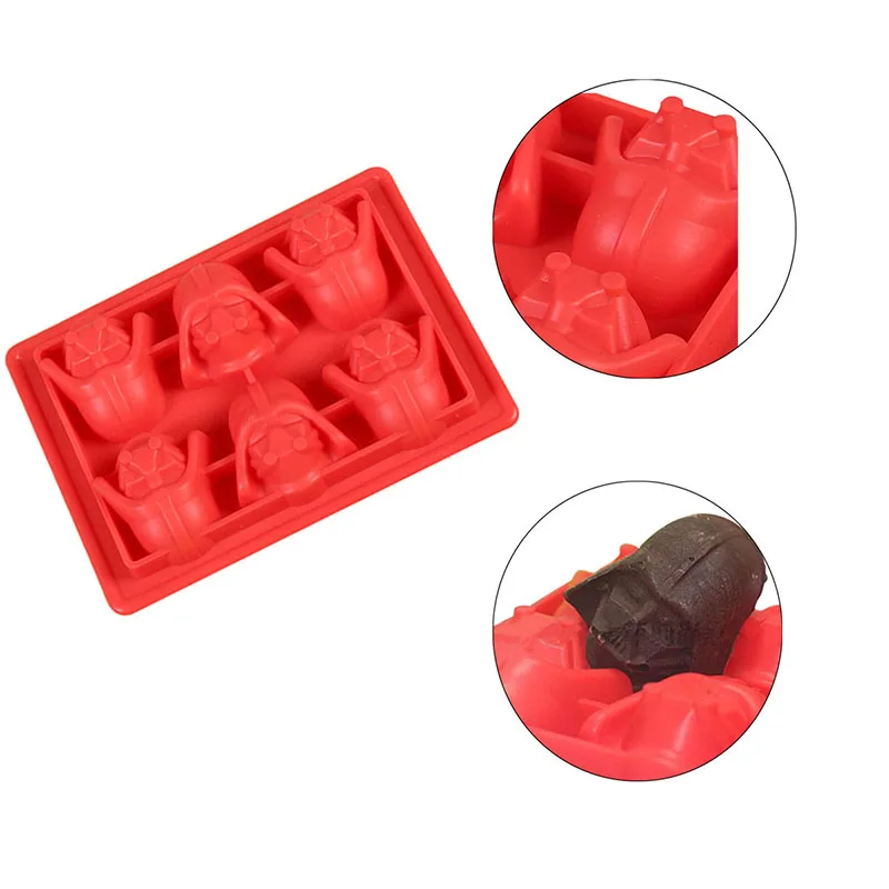 Творческий StylingFun Звездные войны Дарт Вейдер коктейли силиконовая форма льда Cube