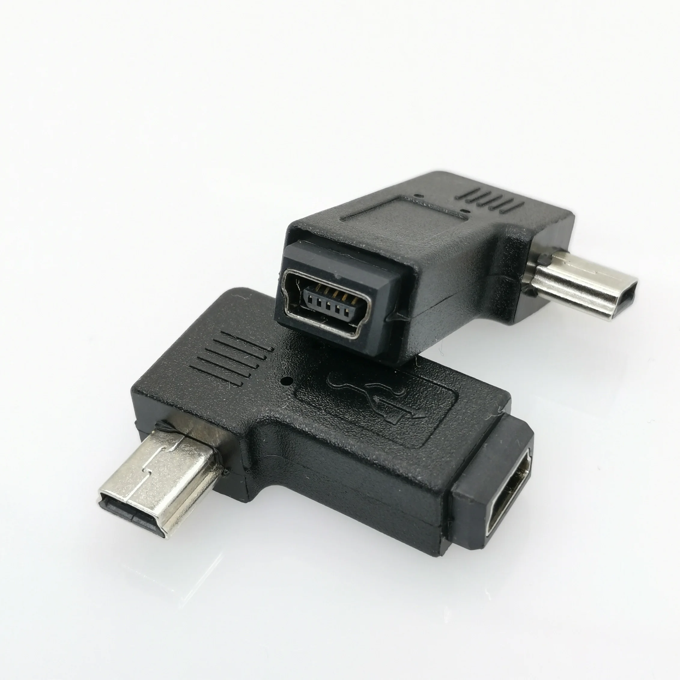 Мини USB 3. 0 5P штекер гнездо M F удлинитель 90 градусов левый и правый