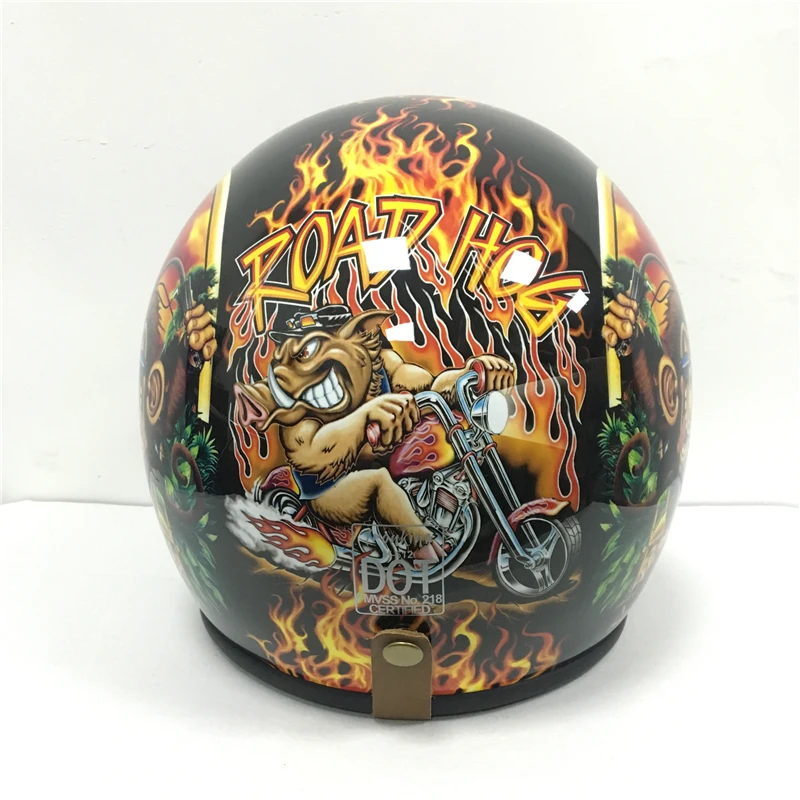 Мотоциклетный шлем с открытым лицом винтажный в стиле ретро|open face motorcycle helmet|motorcycle