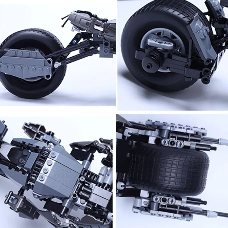 Конструктор Decool конструктор в стиле Темного рыцаря Batpod Batcycle строительные блоки