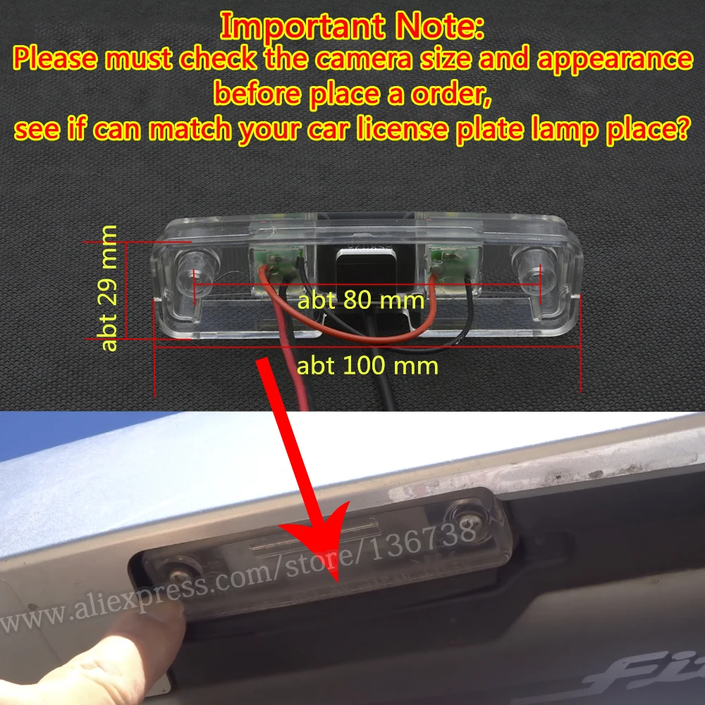 Камера заднего вида Fisheye 1080P MCCD HD для Subaru Outback 2001 2011 Impreza Forester парковочный