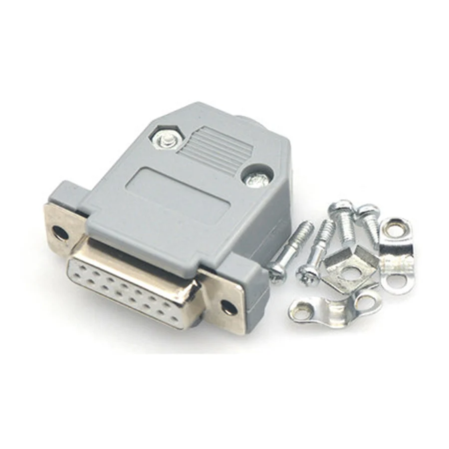 EClyxun 1 шт. DB15 15P позолоченный штырьковый адаптер с параллельным VGA портом Штекерный