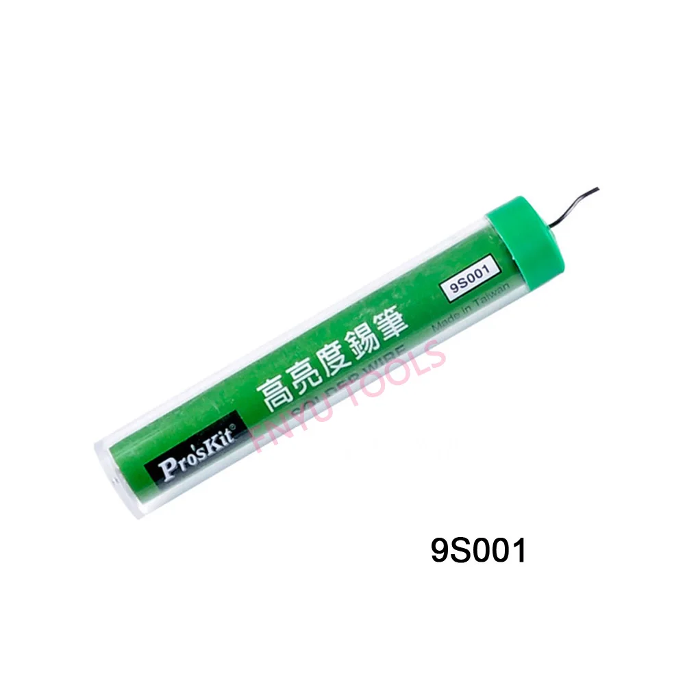 

Pro'sKit 9S001 1.0mm Lead-Free Soldering Solder Wire High Brightness Tin Pen Solder Tube Dispenser For SMD Motherboard Soldering