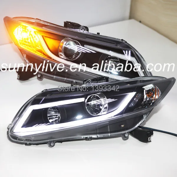 Головной Светодиодный светильник ангельские глазки для HONDA Civic 2012 2013 года JY|angel