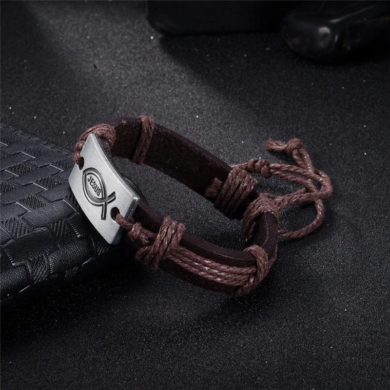 Новинка 2016 кожаный браслет из цинкового сплава для женщин и мужчин браслеты