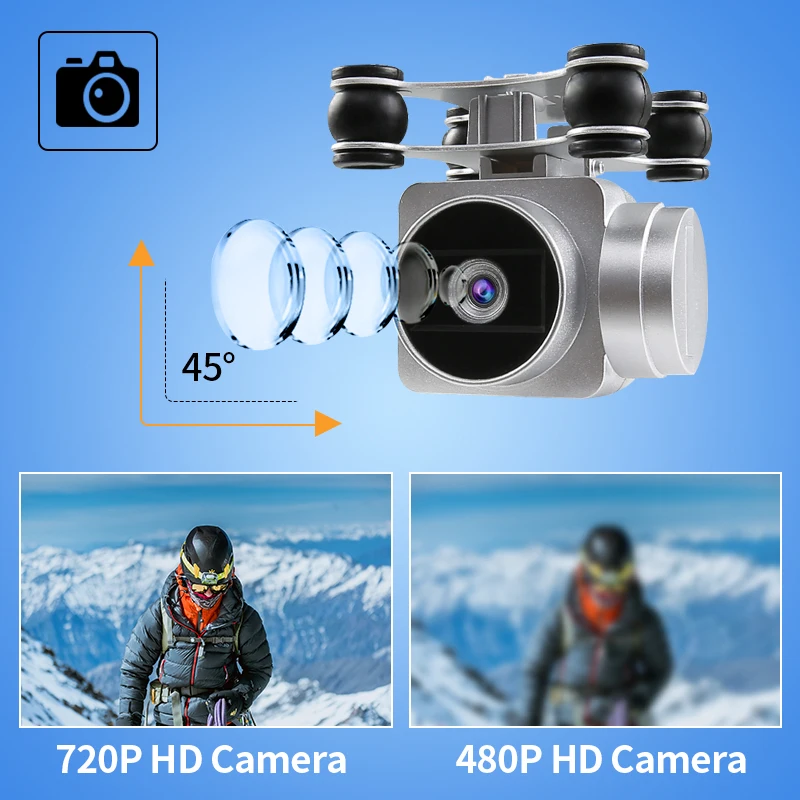 JJR/C JJJRC H68 Bellwether WiFi FPV 720P Квадрокоптер с камерой Дрон RC игрушки для детей 20 мин Время