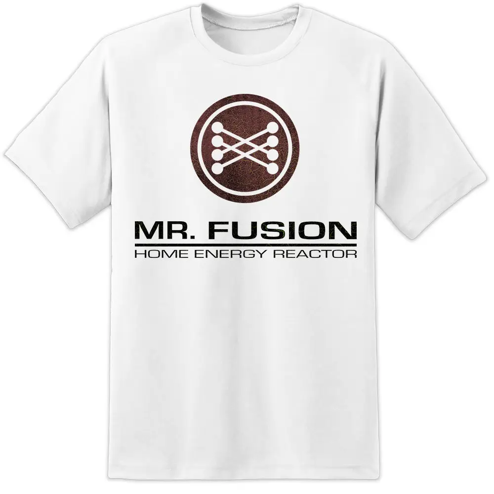 Мужская Футболка Mr Fusion Back To The Future Movie Classic Distressed в стиле ретро(S-3XL), новые футболки, Забавные топы, новинка, унисекс