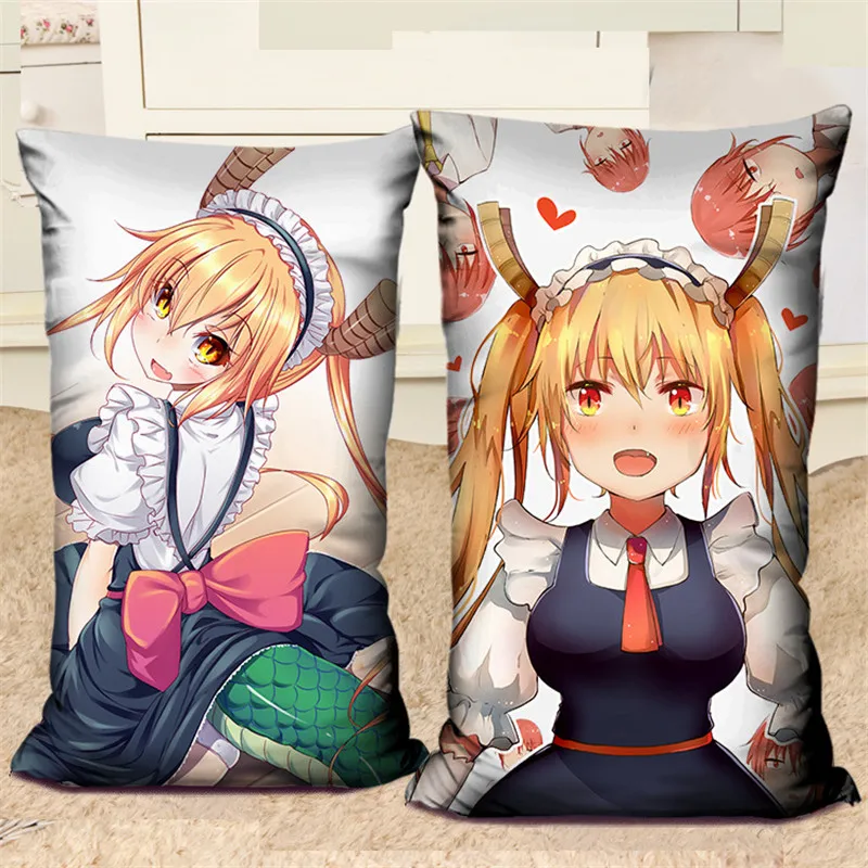 Amellor 40x60 см Декоративные подушки Kobayashi san Chi no Maid Dragon мультяшная Подушка Мягкая