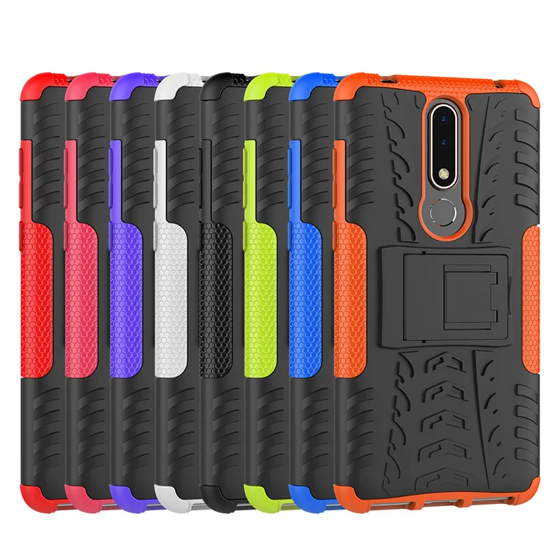 Мягкий силиконовый + PC чехол для Nokia 3 1 7 Plus резиновый ЖЕСТКИЙ 6 X7 мобильного