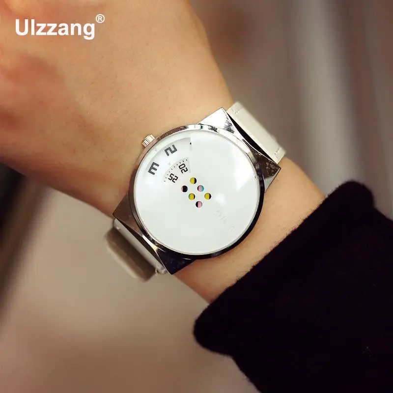Модные красочные часы для женщин цифровые и мужчин повседневные