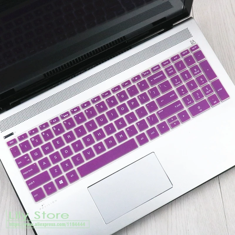 purple Для hp павильон X360 15-BR001TX 15-BR104TX 15-BR106TX 15-BR082wm 15-BR080wm 101ne 15 15,6 Обложка клавиатуры для ноутбука Защитная крышка - Цвет: purple