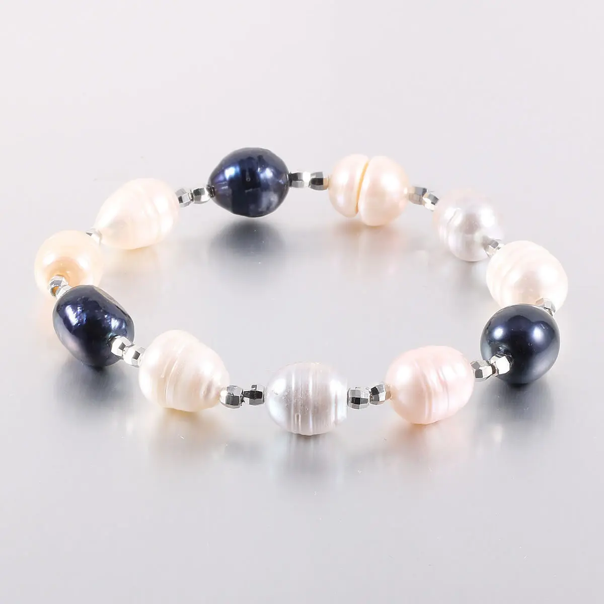 New 9-10mm Real Freshwater Pearl Bracelets for Women Charm Bohemian | Украшения и аксессуары