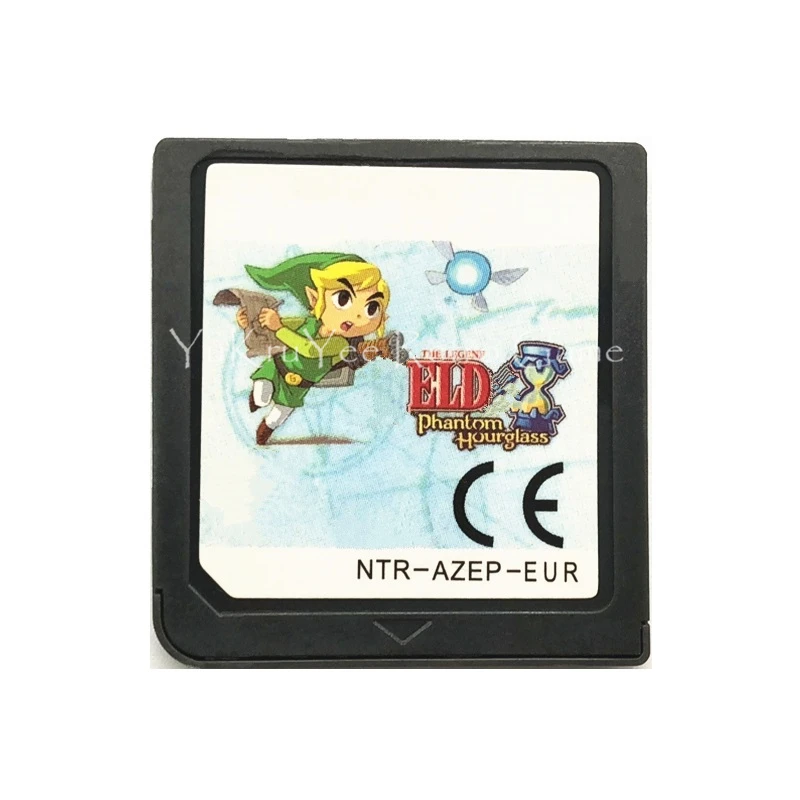 The Legend of Zeld Phantom Hourglass аксессуары для видеоигр запчасти картридж карты для DS/3DS/2DS консоли ЕС стикер