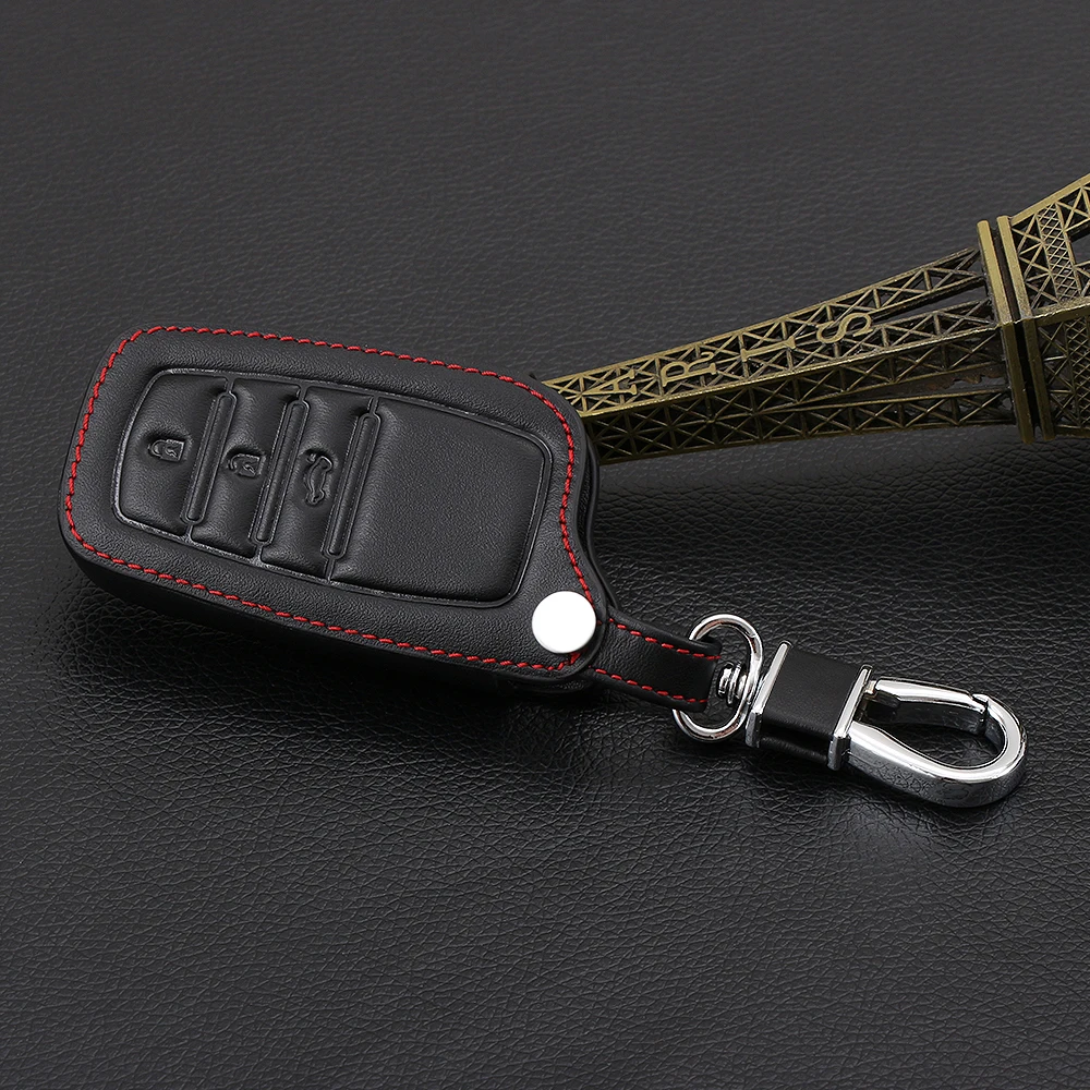 Чехол для ключей из натуральной кожи с дистанционным управлением чехол Toyota Hilux