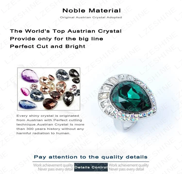 European style fashion charm of natural opal crystal clear Austrian beads ring quality jewelry R59 B|beaded swimsuit|charms carcharm pewter |