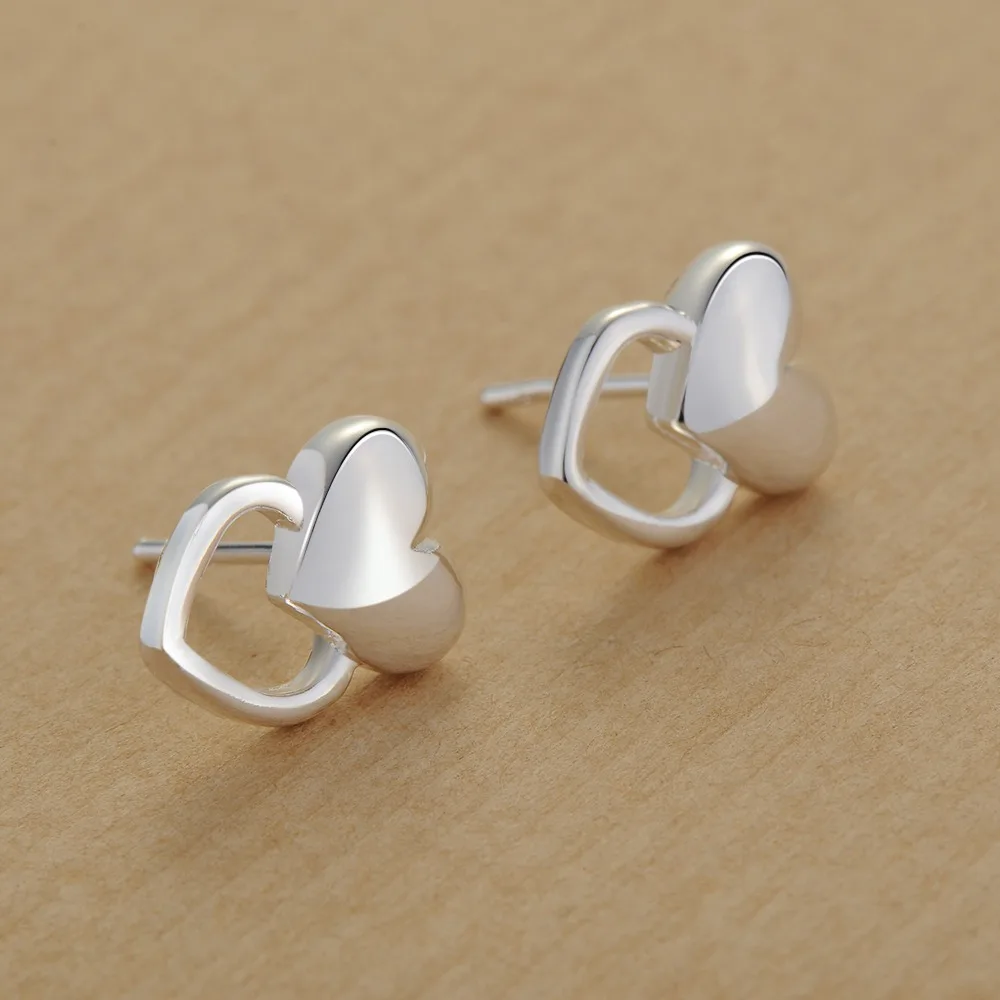 Женские серебряные серьги в форме сердца XBZZCXAI REFJCWVU|silver earings|silver wedge bridal shoessilver cz