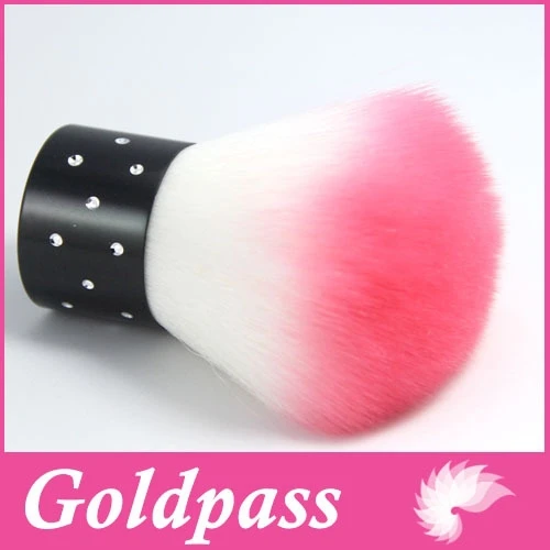 Бесплатная доставка розовая синяя и оранжевая мягкая кисть для маникюра 3 шт.