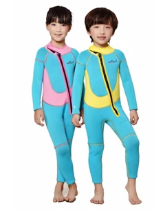 Детский неопреновый купальник с длинным рукавом 2 5 мм|wetsuits for kids|dive & sailneoprene suit |