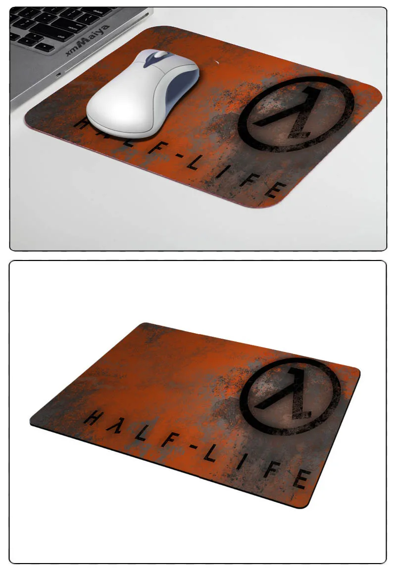 Mairuige коврик для мыши с логотипом Half Life, 29X25/22X18 см, коврики для дома, резиновый противоскользящий коврик для мыши, скоростная версия, игровой Настольный коврик