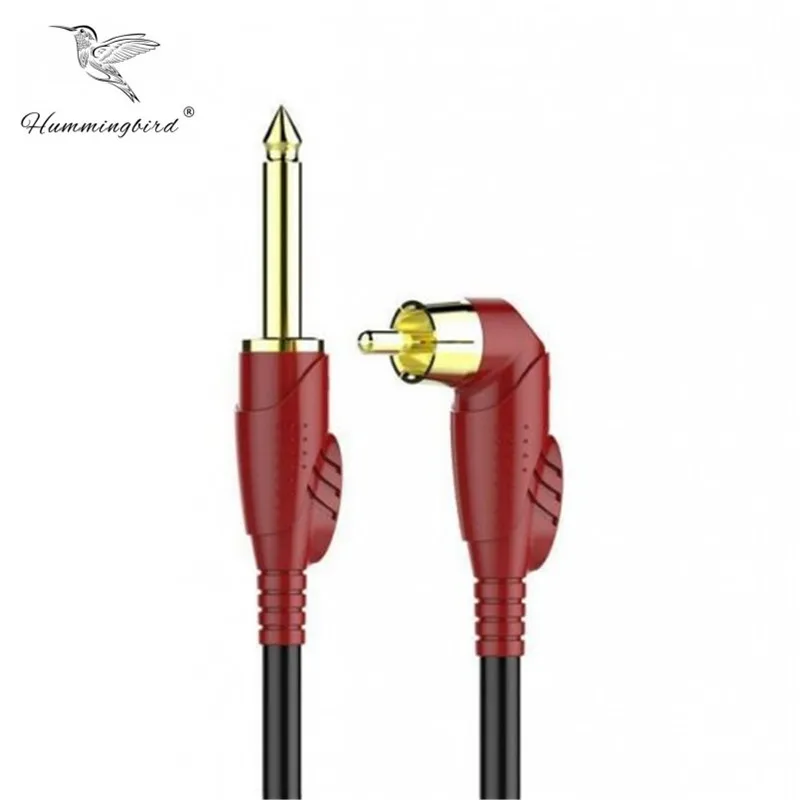 Премиум BIGWASP RCA Jack Татуировка Клип шнур питания