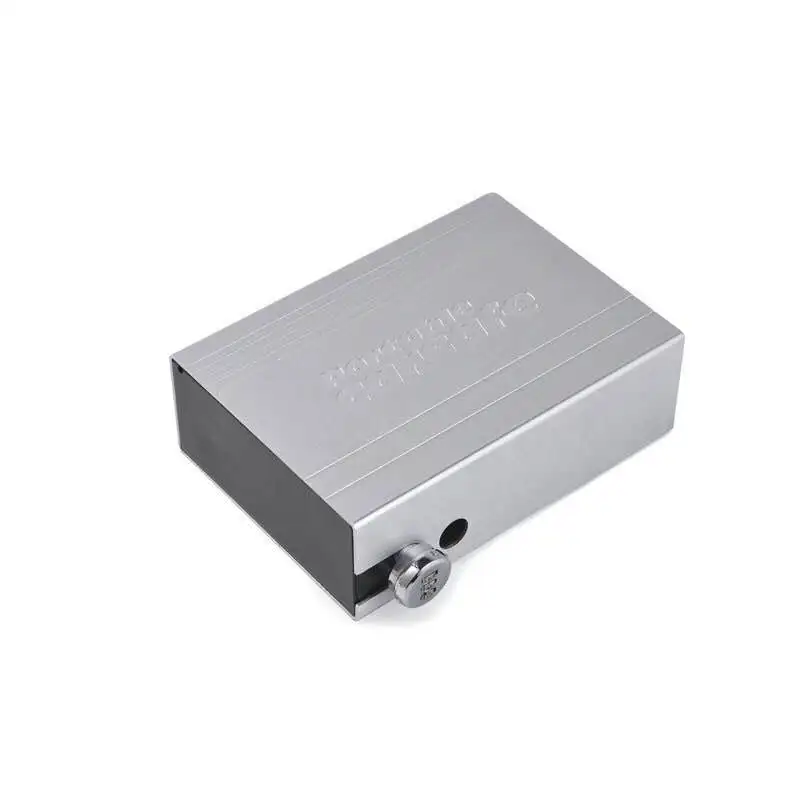 Портативный алюминиевый сплав замок паролем автомобильный Сейф пистолет ценные