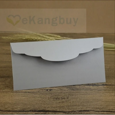 Конверт из плотной жемчужной бумаги 22 х11 см 250 г 25 шт.|Бумажные конверты| |